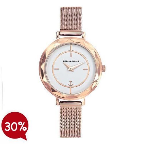 A0741UAIX montre ted lapidus femme rosé milanaise bijouetrie pinto jussey haoute saone