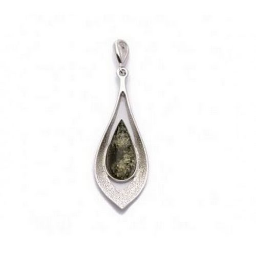 pendentif argent ambre bijouterie pin