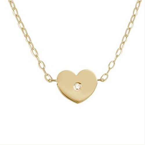 Collier Or 18k cœurs Diamant bijouterie PINTO Ophélie Jussey Haute-Saône