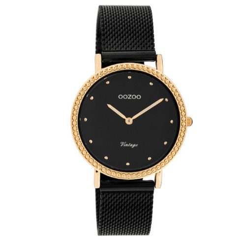 bijouterie pinto jussey c20059 Montre femme Oozoo Milanaise noir