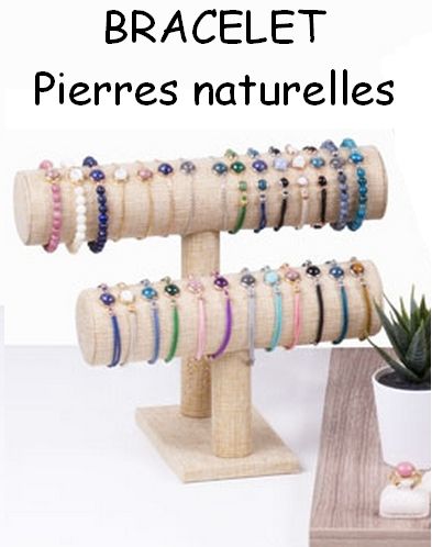 bracelet en acier et perle naturelle véritable