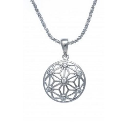 bijouterie pinto jussey zb 465 Collier argent 7 oxydes
