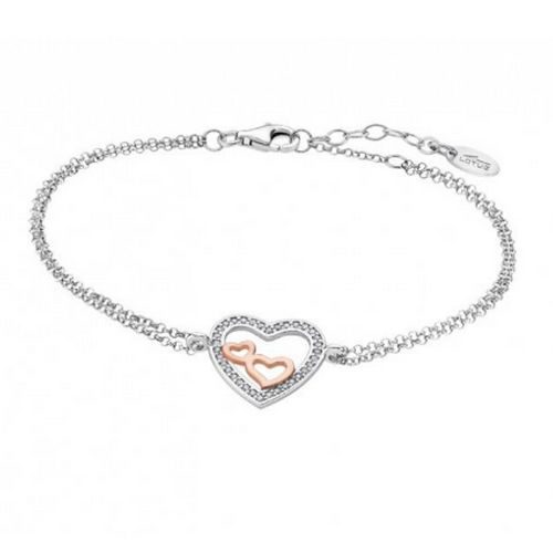bijouterie pinto jussey LP1856/2/1 Bracelet argent Lotus 3coeurs