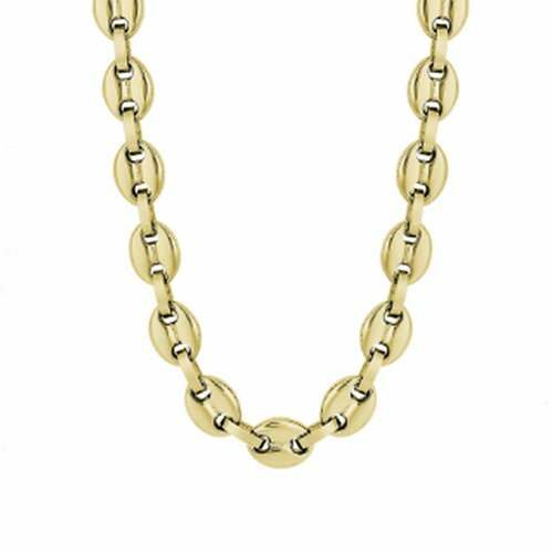 Collier acier homme Lotus grain café doré II LS2140-1/2