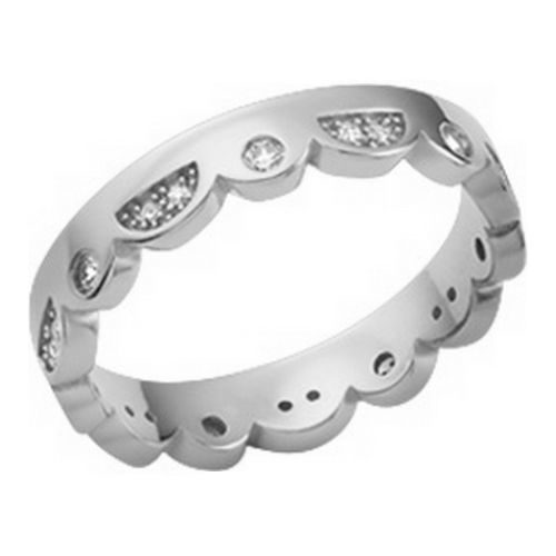 7033533 Bague argent couronne T54