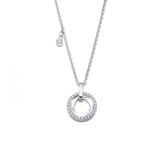 LS2176-1/1 Bijouterie PINTO Jussey Collier acier femme Lotus Style rond