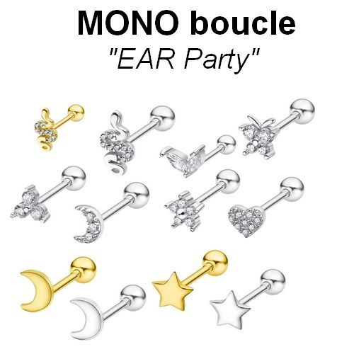 bijouterie pinto jussey Mono boucle argent Lotus