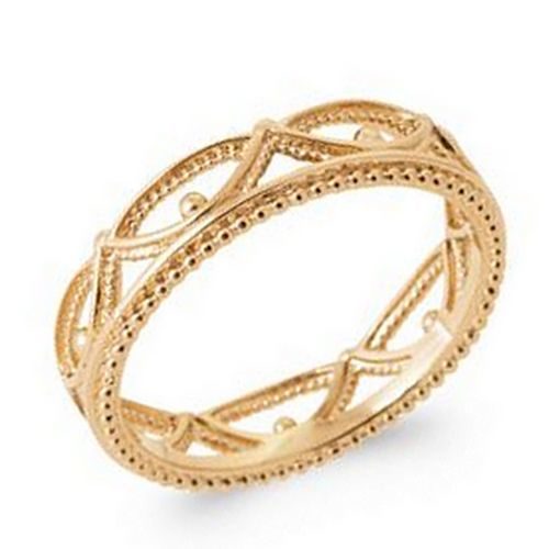 bijouterie pinto jussey 2932100 Bague plaqué or couronne
