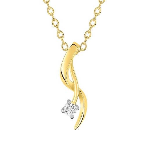 CL95Z40 Collier plaqué or