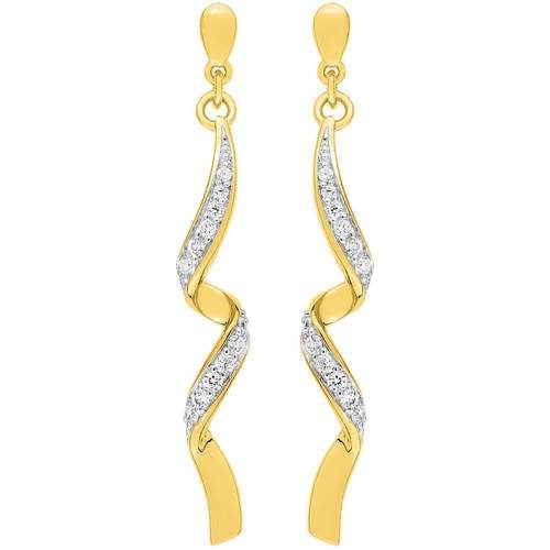 Boucles d'oreille plaqué or BSWI99Z