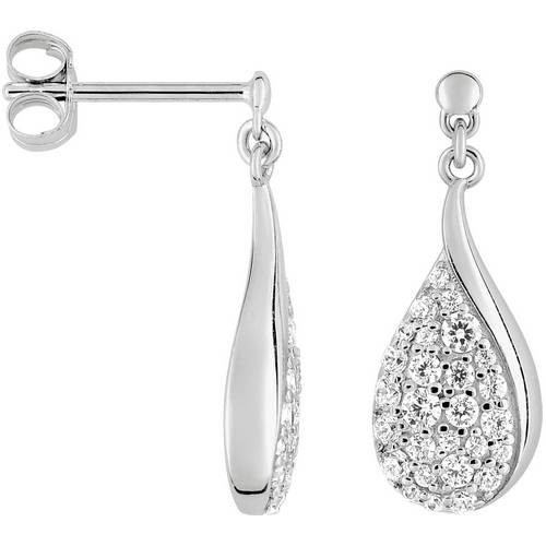 bijouterie pinto jussey aswz89z Boucles d'oreille argent goutte empierrée