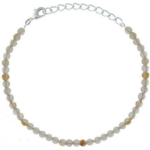 bijouterie pinto jussey vt 324 Bracelet argent Quartz rutile Facetté