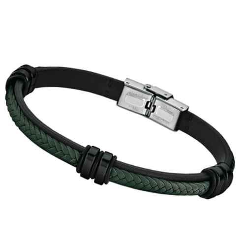 Bijouterie pinto jussey ls1829-2/8 Bracelet acier homme Lotus vert