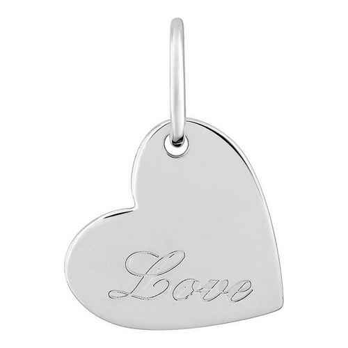 Pendentif argent cœur Love 336380