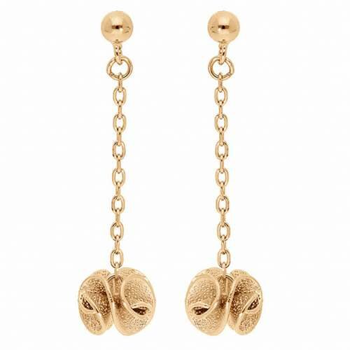 Boucles d'oreille plaqué or 912488