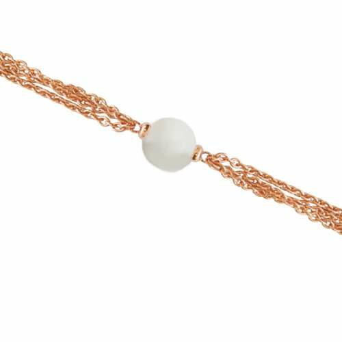 Bracelet argent rosé Agathe VT 392