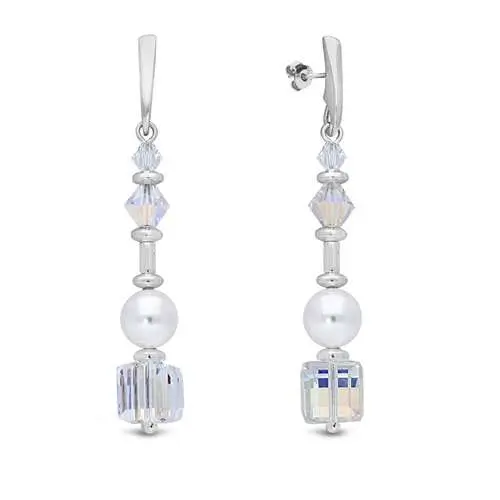 Boucles d'oreille Spark Hibiscus A0396AB Bijouterie PINTO à Jussey