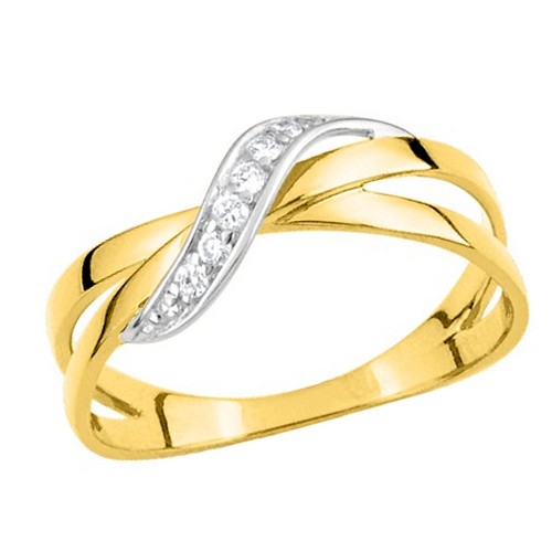 Bague plaqué or BSRM99Z