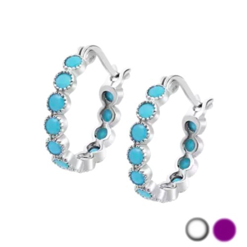 Boucles d'oreille argent Lotus créole LP3561-4 Bijouterie pinto Jussey haute-saone