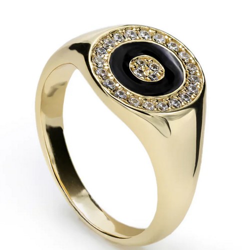 Bague argent doré LineA 18711-R