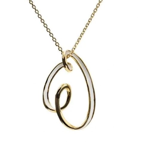 Collier argent doré LineA 18917-PE