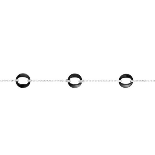 Bracelet argent céramique 1.32.0059 n