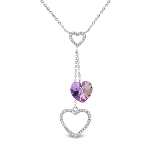 Collier Spark Cristal Swarovski Coeur A0421V. bijouterie PINTO à JUSEY en Haute-Saône.