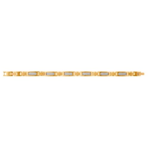 PHEBUS Bracelet Homme acier doré ou bicolor 350950