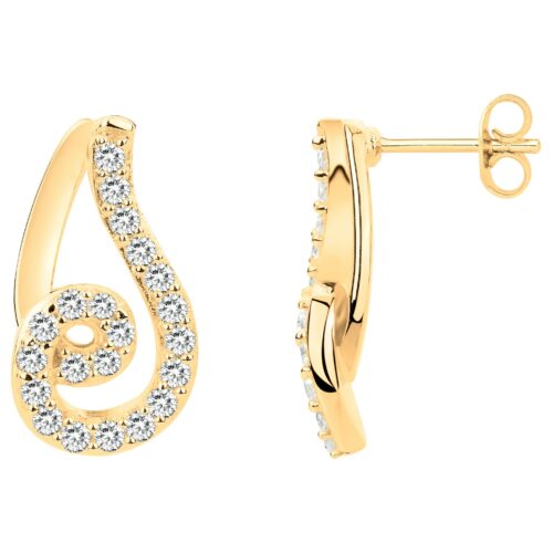 Boucles d'oreille plaqué or 76400009