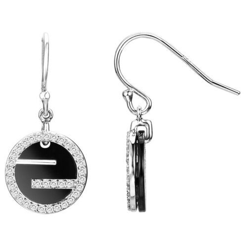 Boucles d'oreille argent céramique 1.42.0166 Bijouterie pinto à jussey