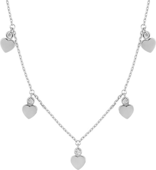 Collier argent 5 coeurs 332557.1 Bijouterie pinto à jussey