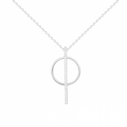 Collier argent barrette 70700390 Bijouterie pinto à jussey