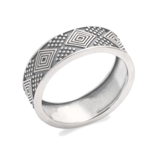 Bague Argent patiné 1907700