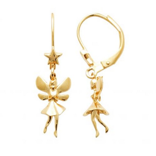 Boucles d'oreille Ploqué or Dormeuse Fée 23039700 Bijouterie pinto à Jussey